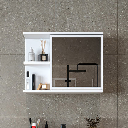 Roomart spiegelkast ADA, 60 cm, met open schap en soft-close-deur, in 4 kleuren