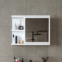 Roomart spiegelkast ADA, 60 cm, met open schap en soft-close-deur, in 4 kleuren