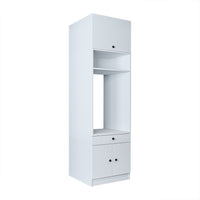 Roomart Waschmaschinenschrank mit Ausziehbrett • Weiß • Eiche • Schwarz eiche - waschmaschinenschrank, waschmaschinenregal, waschturm, schrank, weiß, waschmaschinen, unterschrank, waschmaschine, trockner, haushaltsschrank, schränke, badschrank, hochschran