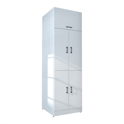 Roomart wasmachinekast DORA-II, 70 cm, voor wasmachine en droger, in 5 kleuren