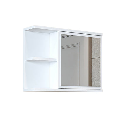 Roomart spiegelkast ADA, 60 cm, met open schap en soft-close-deur, in 4 kleuren