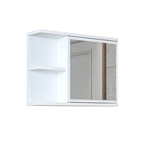 Roomart spiegelkast ADA, 60 cm, met open schap en soft-close-deur, in 4 kleuren