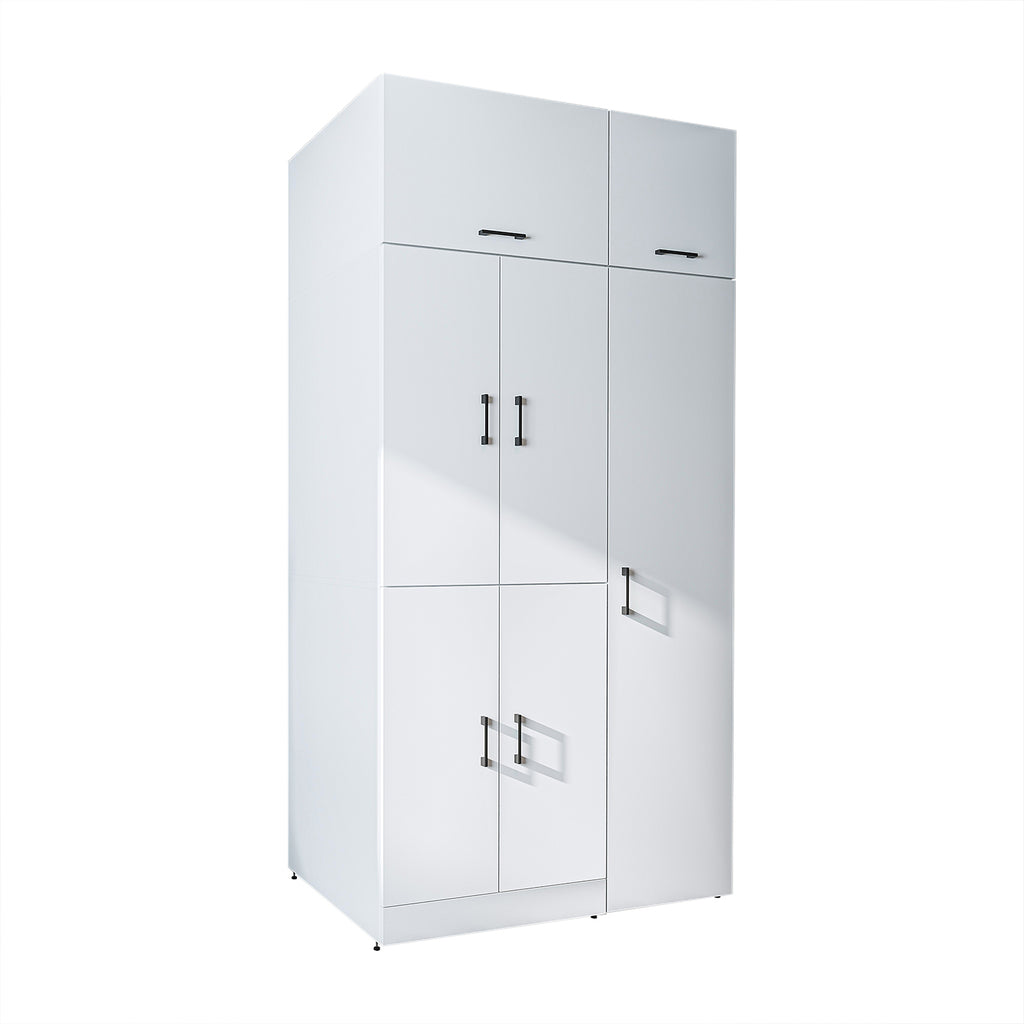 Roomart wasmachinekast DORA-II, 115 cm, voor wasmachine en droger, in 5 kleuren