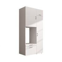 Roomart wasmachinekast SERIE 2, 112 cm, met hoge kast en uittrekplank, in 3 kleuren