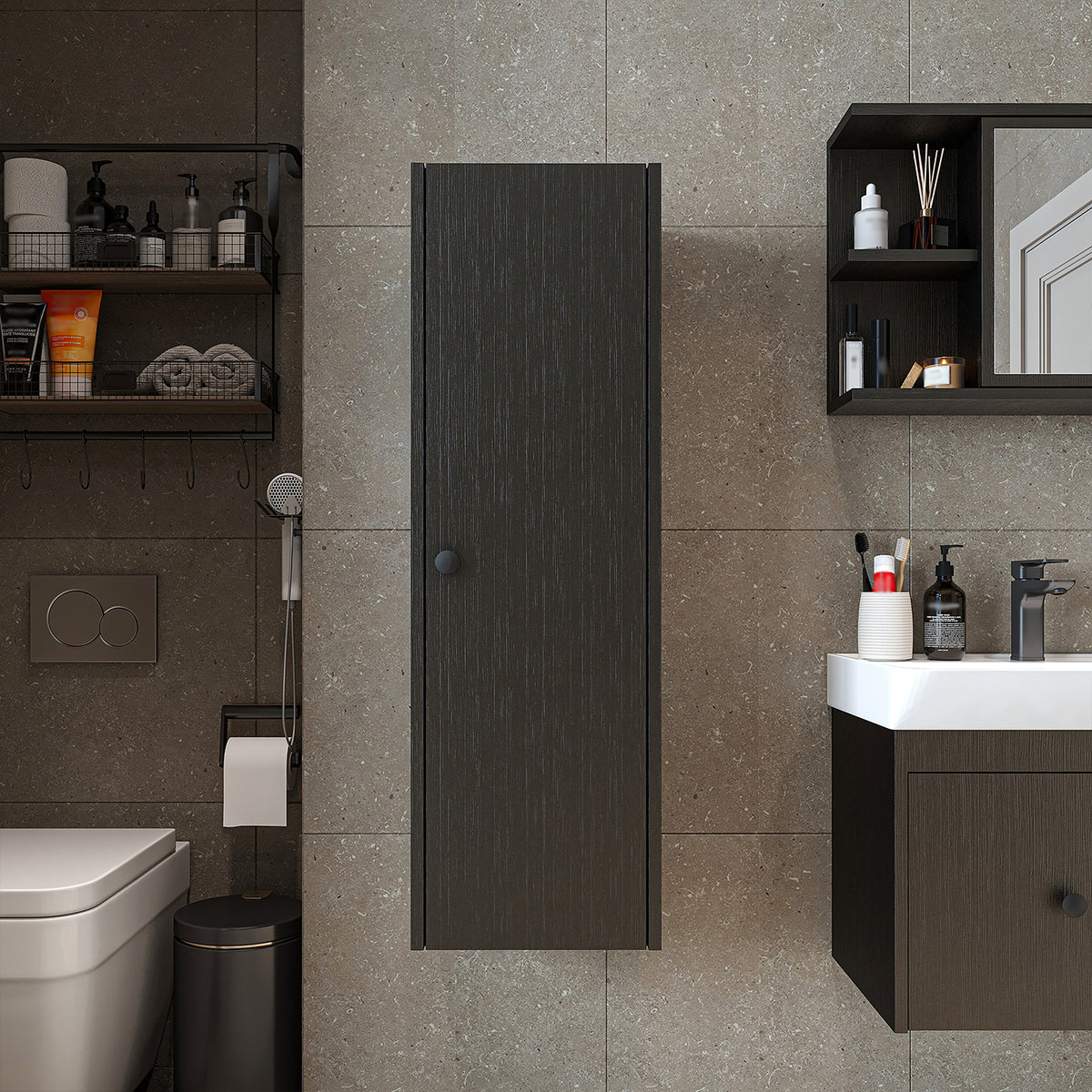 Roomart badkamermeubel ADA, 110 cm, wandhangend met soft-close-deur, in 4 kleuren