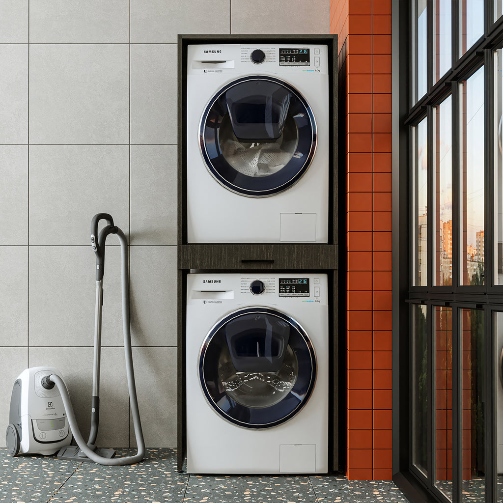Roomart wasmachinekast DUO-I, 67 cm, voor wasmachine en droger