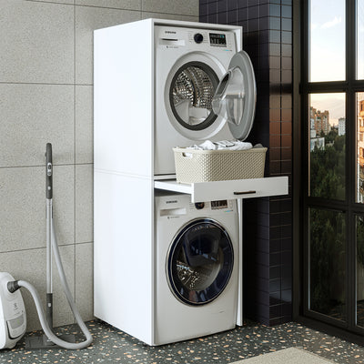 Roomart wasmachinekast DUO-I, 67 cm, voor wasmachine en droger