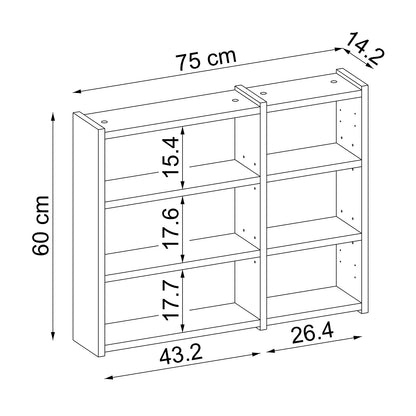 Roomart Badezimmerspiegelschrank "Gusto“ – 75/90/105 cm – in Weiß oder Eiche – moderner Badschrank mit Spiegel Roomart Badezimmerspiegelschrank "Gusto“ – 75/90/105 cm – in Weiß oder Eiche – moderner Badschrank mit Spiegel-  badezimmerspiegelschrank, mirro