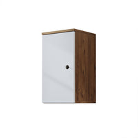 Roomart Seitenschrank „LOTUS“ – moderner Bad-Hängeschrank mit Softclose, 150 cm, 90 cm, 60 cm – in Anthrazit-Eiche, Eiche oder Weiß-Eiche -  Badmöbel - Hängeschrank, wand,  hochschrank, hochschrank weiß, 60 cm breit, küche, waschküche, wohnzimmer, schmal,