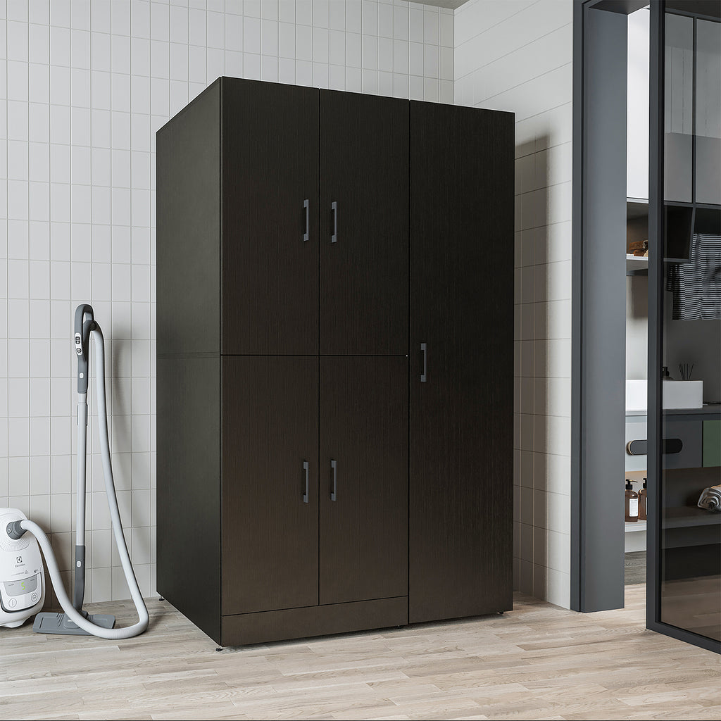 Roomart wasmachinekast DORA-II, 115 cm, voor wasmachine en droger, in 5 kleuren