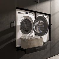Roomart wandmeubel SERIE II, 254 cm, voor 2 apparaten met 2 hoge kasten, in 3 kleuren