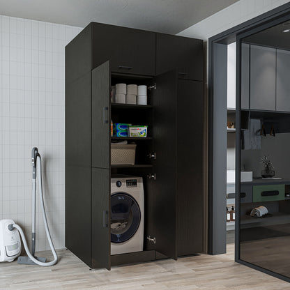 Roomart wasmachinekast DORA-II, 130 cm, voor wasmachine en droger, in 5 kleuren