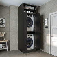 Roomart wasmachinekast DORA-II, 70 cm, voor wasmachine en droger, in 5 kleuren