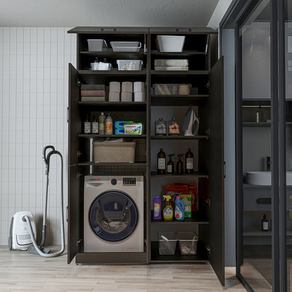 Roomart wasmachinekast DORA-II, 130 cm, voor wasmachine en droger, in 5 kleuren