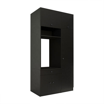Roomart wasmachinekast SERIE 3, 112 cm, met hoge kast en uittrekbaar blad, in 3 kleuren