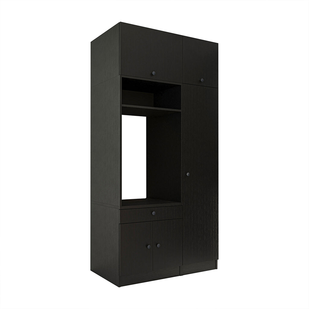 Roomart wasmachinekast SERIE 3, 112 cm, met hoge kast en uittrekbaar blad, in 3 kleuren