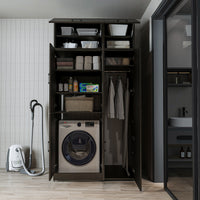Roomart wasmachinekast DORA-II, 115 cm, voor wasmachine en droger, in 5 kleuren