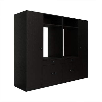 View details for Roomart Waschmaschinenumbauschrank & Schrankwand für Waschküche und Hauswirtschaftsraum – 224 cm breit – mit praktischem Ausziehbrett – erhältlich in Weiß, Eiche oder Schwarz-Eiche Roomart Waschmaschinenumbauschrank & Schrankwand für Wasc