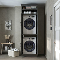 Roomart wasmachinekast DORA-II, 70 cm, voor wasmachine en droger, in 5 kleuren