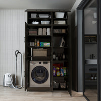 Roomart wasmachinekast DORA-II, 115 cm, voor wasmachine en droger, in 5 kleuren