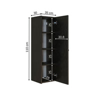 Roomart badkamermeubel ADA, 110 cm, wandhangend met soft-close-deur, in 4 kleuren