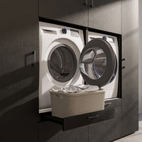 Roomart wandmeubel SERIE 2, 224 cm, voor 2 apparaten met 2 hoge kasten, in 3 kleuren