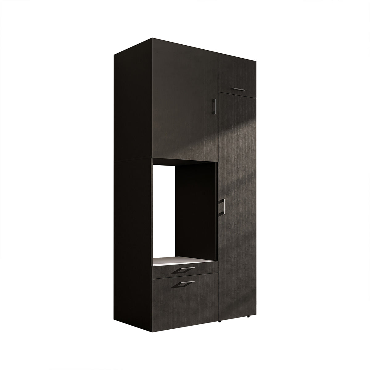 Roomart wasmachinekast SERIE 2, 112 cm, met hoge kast en uittrekplank, in 3 kleuren