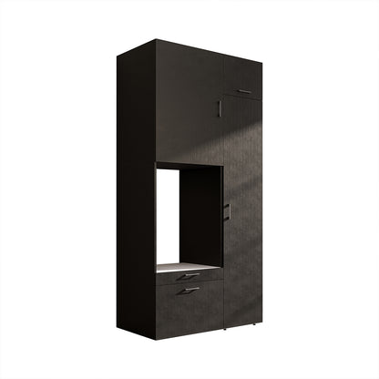 Roomart wasmachinekast SERIE 2, 112 cm, met hoge kast en uittrekplank, in 3 kleuren