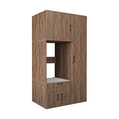 Roomart Waschmaschinenschrank SERIE 3 112 cm, Eiche, 205 cm hoch