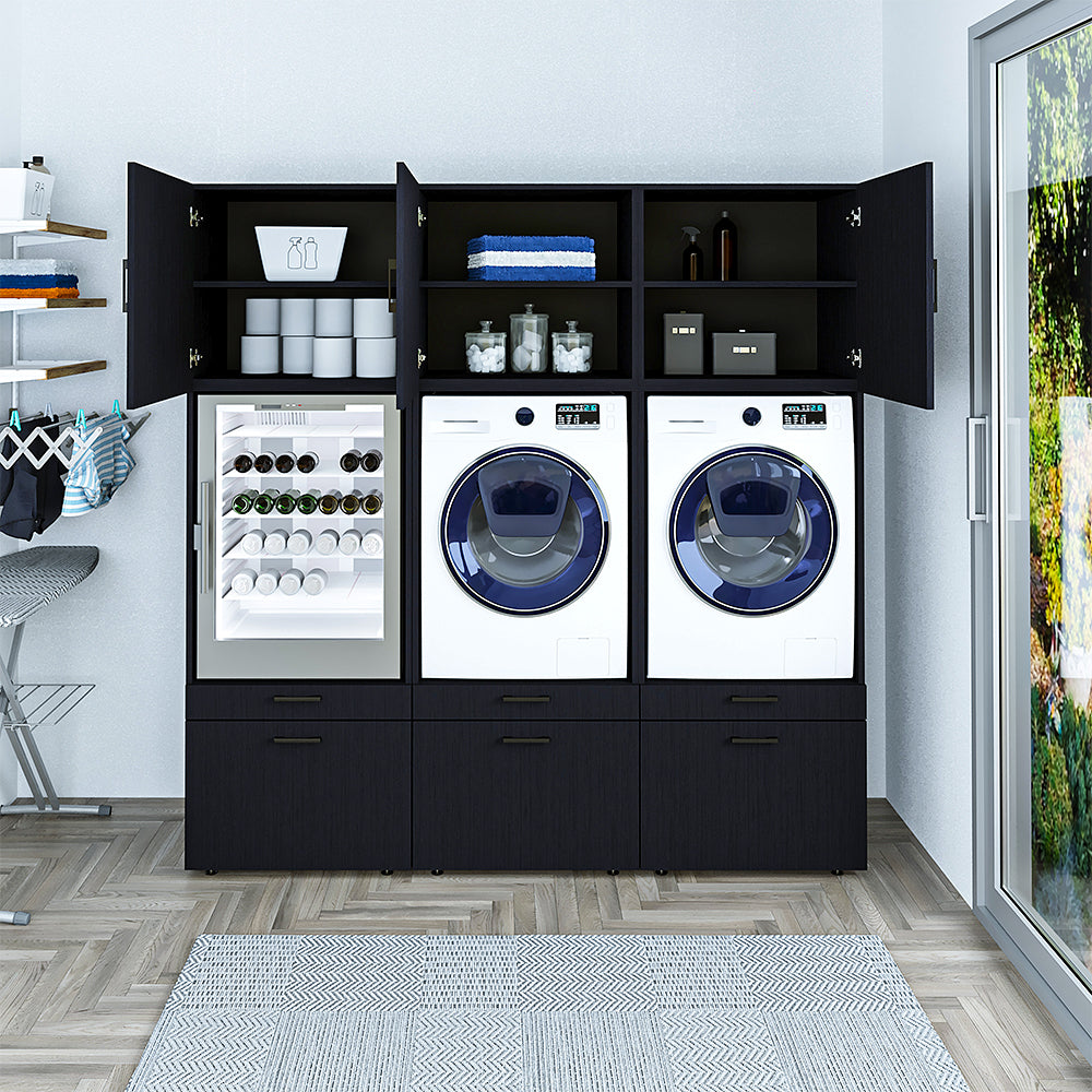 waschmaschine aufsatz für trockner, wäschekorb schrank, waschmaschinenunterbau, waschmaschinenuntergestelle, waschmaschinenregal überbau, washing machine cabinet, waschmaschinenunterschrank, washing machine stand, überbauregal waschmaschine, stauraumschrank, stauraumschrank, mit viel stauraum, weiß, schwarz eiche
